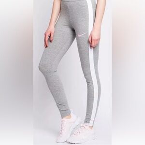 Nike womens leggings High Rise size small gray tights pants